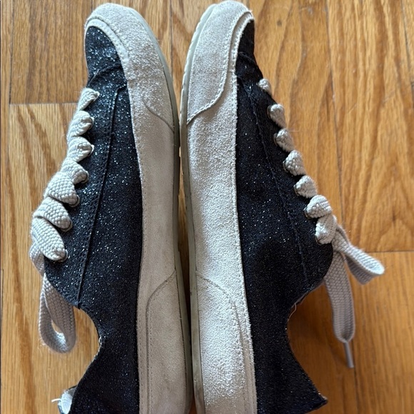 Pedro Garcia EU 37 US 6.5 Black and White suede Glitter Sneakers good condition - Picture 4 of 7